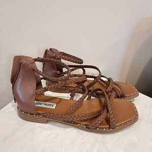 🔥Steve Madden Brown Braided Sandals🔥
